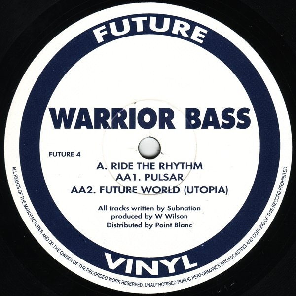 Subnation Warrior Bass vynl EP 